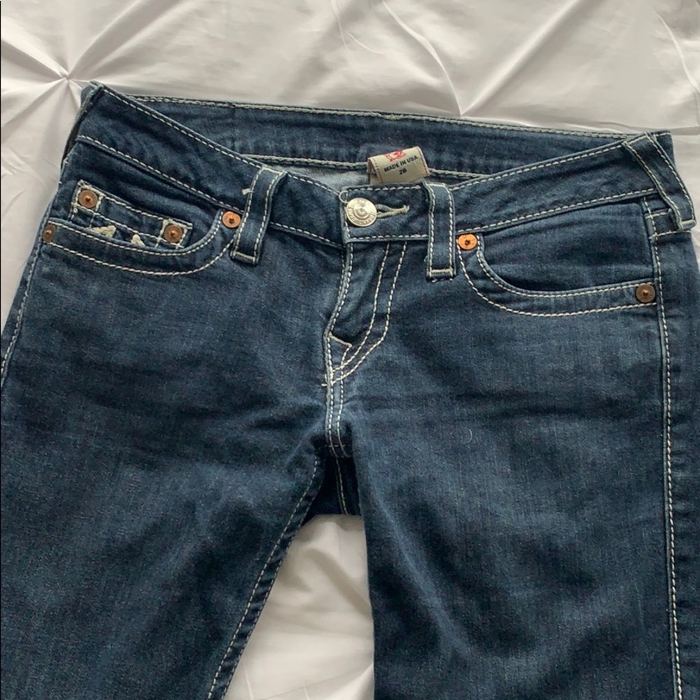 True Religion straight style jeans, size 28!